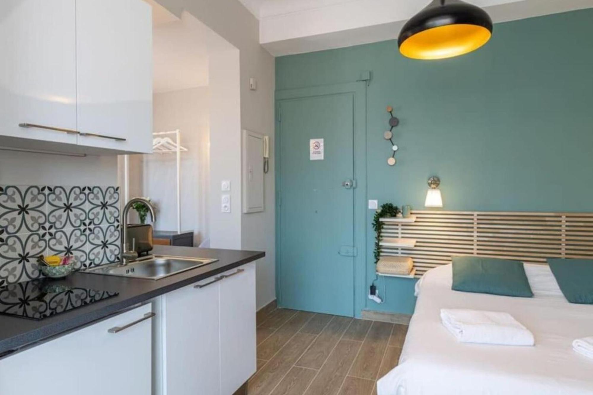 Lamartine - Studio W Terrace And Ac Very Central Nizza Esterno foto