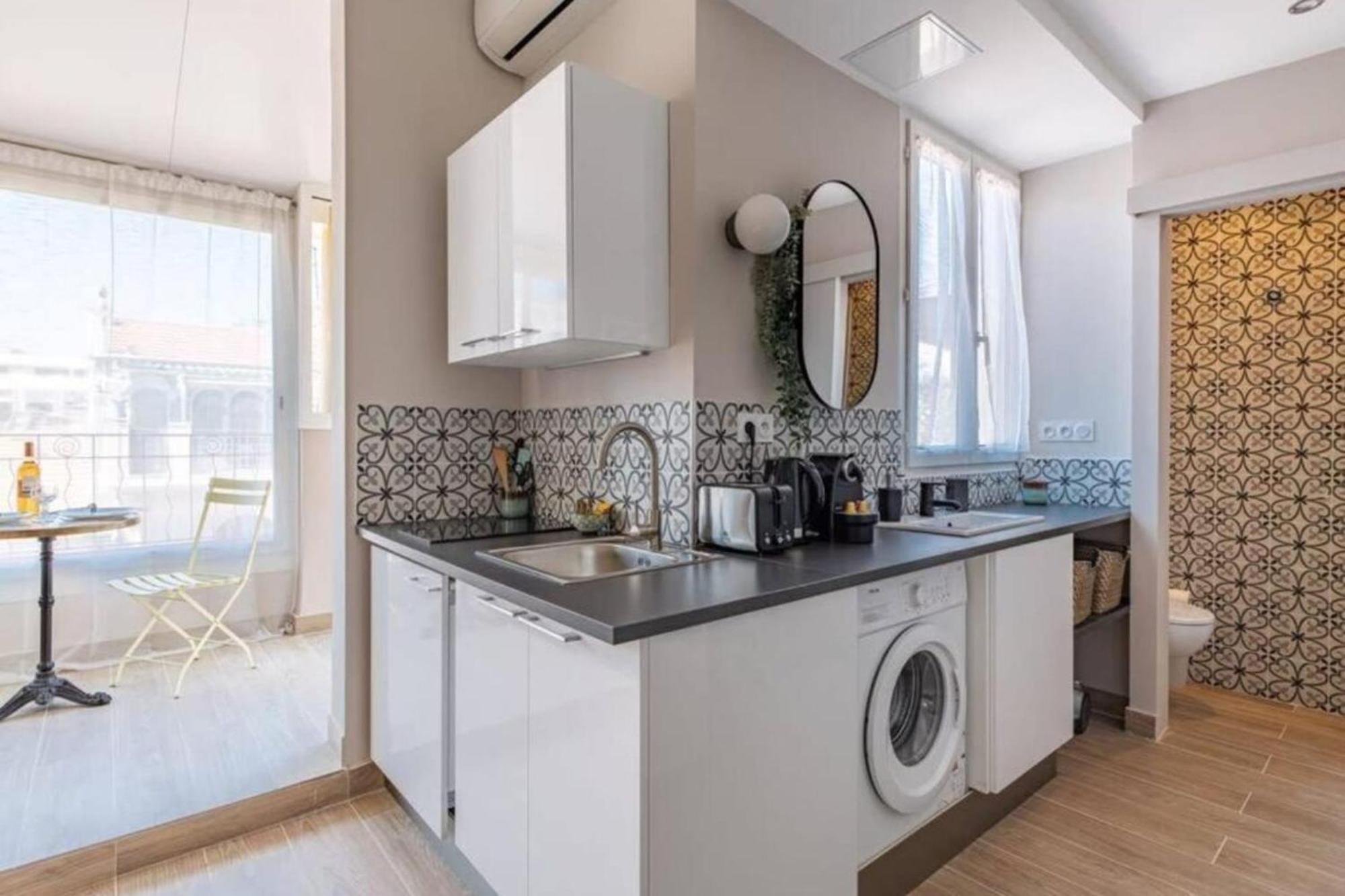 Lamartine - Studio W Terrace And Ac Very Central Nizza Esterno foto