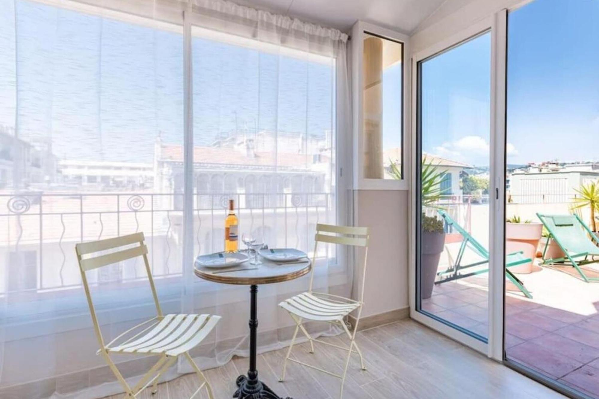 Lamartine - Studio W Terrace And Ac Very Central Nizza Esterno foto