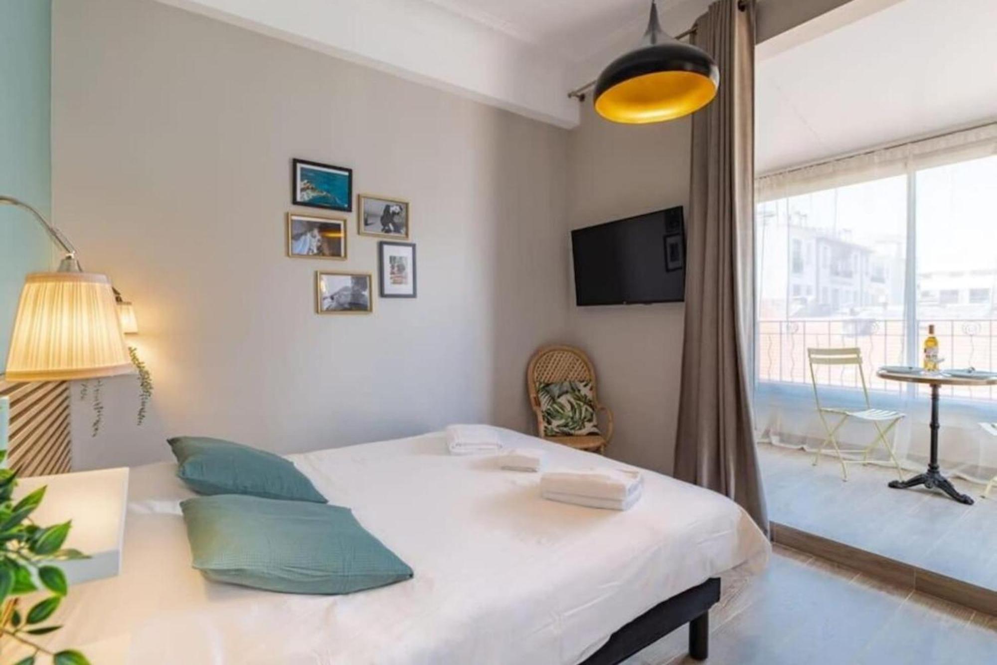 Lamartine - Studio W Terrace And Ac Very Central Nizza Esterno foto